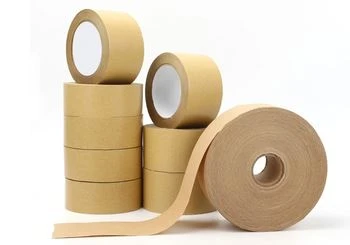Water-activated Reinforce Kraft Gummed Paper Tape For Sealing & Strapping