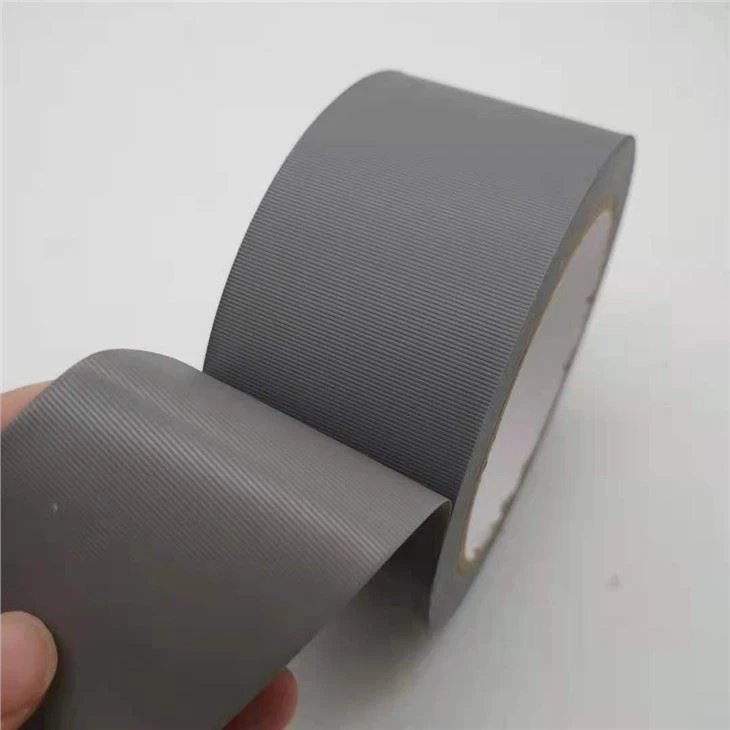 Embossed Silver Grey PVC Easy Tear Duct Tape 48mm*20m